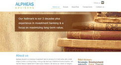 Desktop Screenshot of alpheas.com